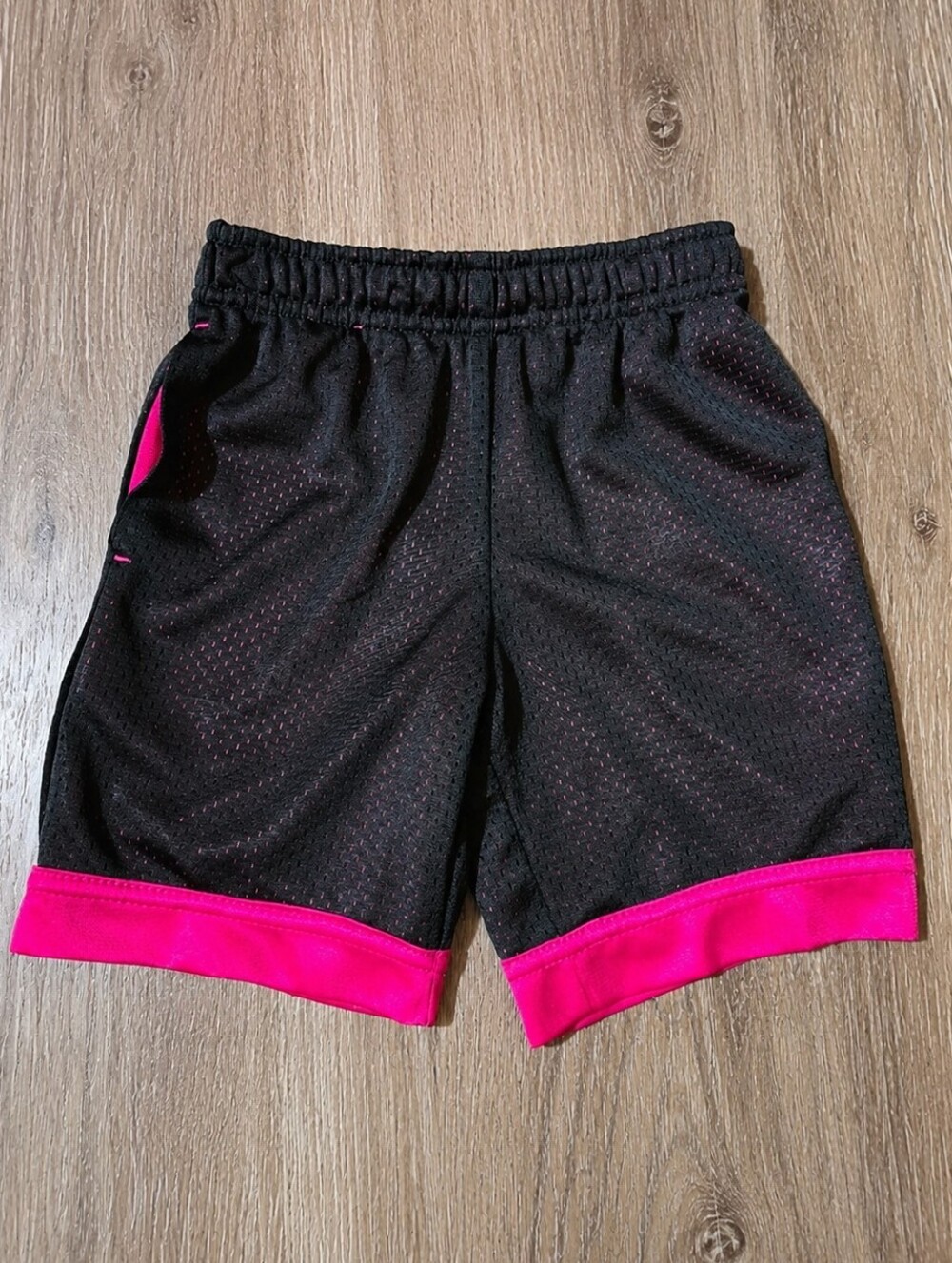 Athletic Works Girl's‎ Athletic Shorts Active Wear Black & Pink Size 4/5 XS